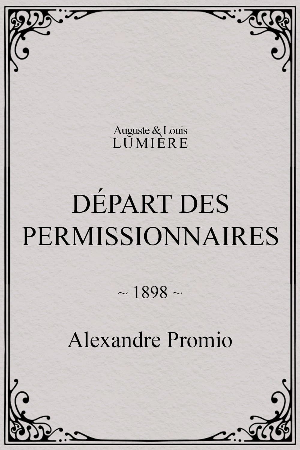 Départ des permissionnaires